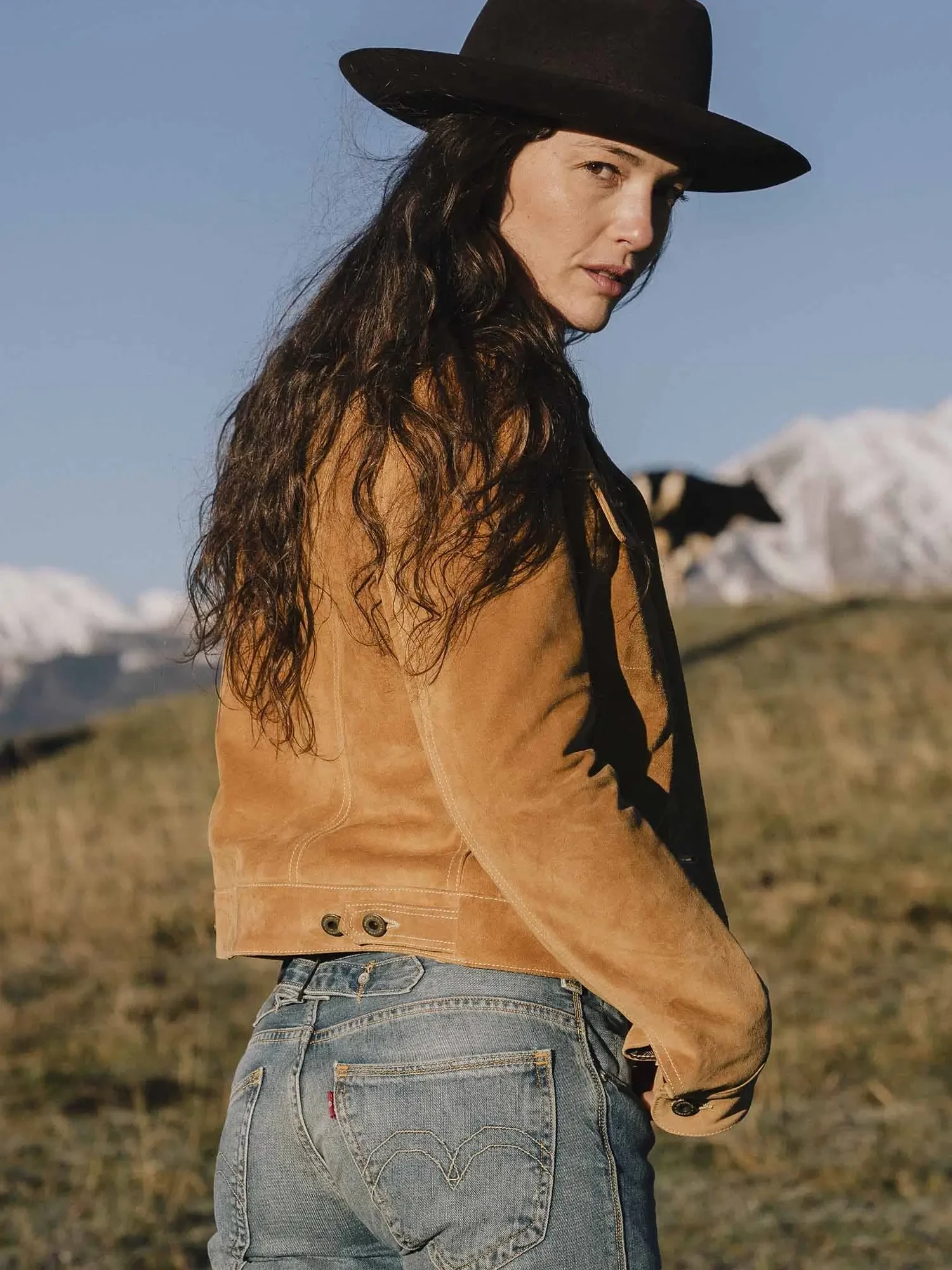 Gold Bison™ Womens Suede Jacket