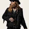 Mens-Black-Fringes-Suede-Leather-Western-Cowboy-Jacket-1