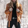 Mens-Brown-Fringes-Suede-Leather-Western-Cowboy-Jacket