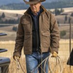 Yellowstone John Dutton Brown Quilted Jacket
