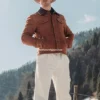 Gold Bison Western Leather Jacket (1)