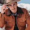 Gold Bison Western Leather Jacket (2)