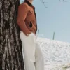 Gold Bison Western Leather Jacket (3)