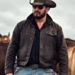 Rip Wheeler Black Suede Leather Jacket Yellowstone