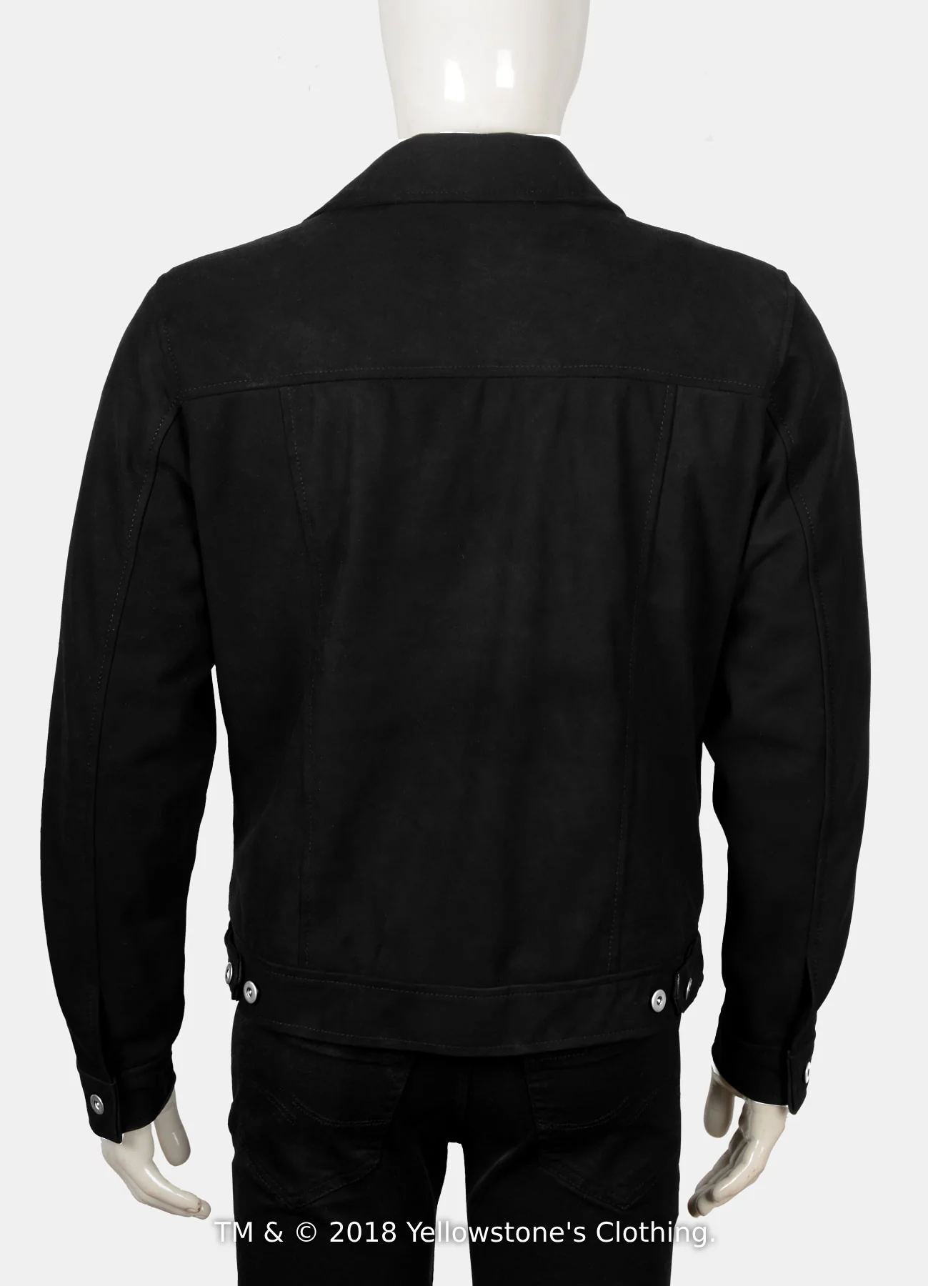 Rip Wheeler Black Suede Leather Jacket Yellowstone TWA (6)