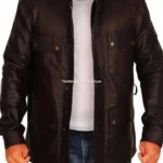 Sons of Anarchy Ray McKinnon Brown Faux Leather Jacket