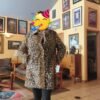 Yellowstone Beth Dutton Faux Fur Leopard Coat Customer Review Images (4)