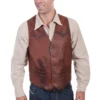 Chisum Vintage Western Leather Vest