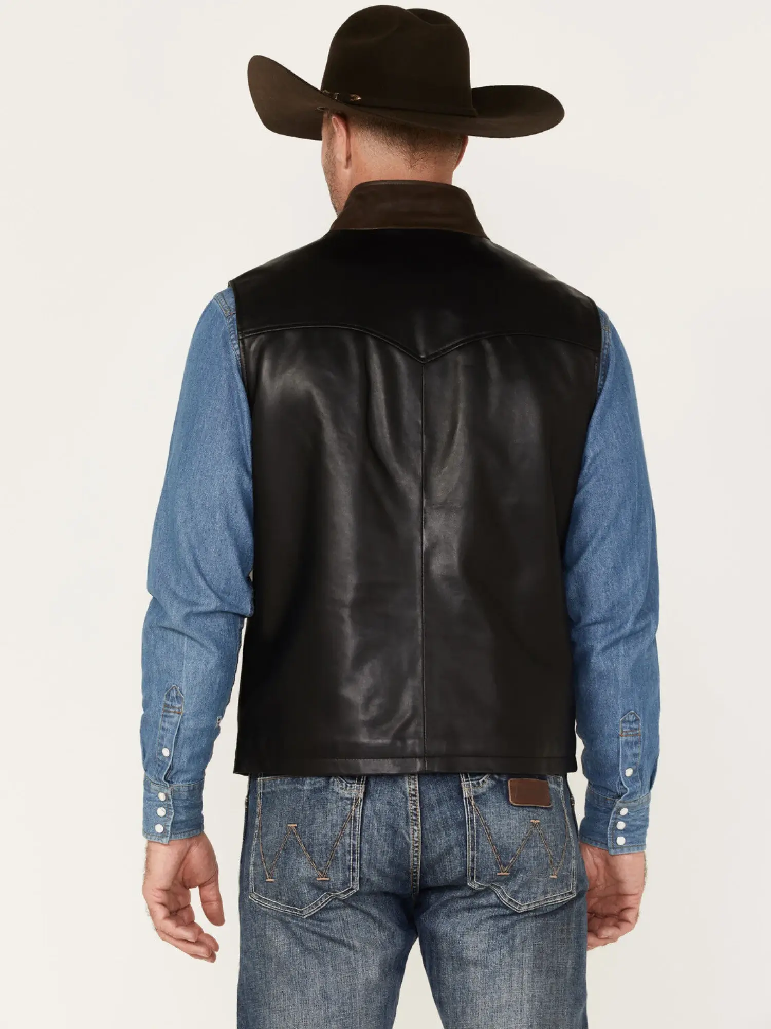 Men’s Zip-Up Western Vest