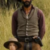 Yellowstone 1883 James Dutton Beige Cotton Vest