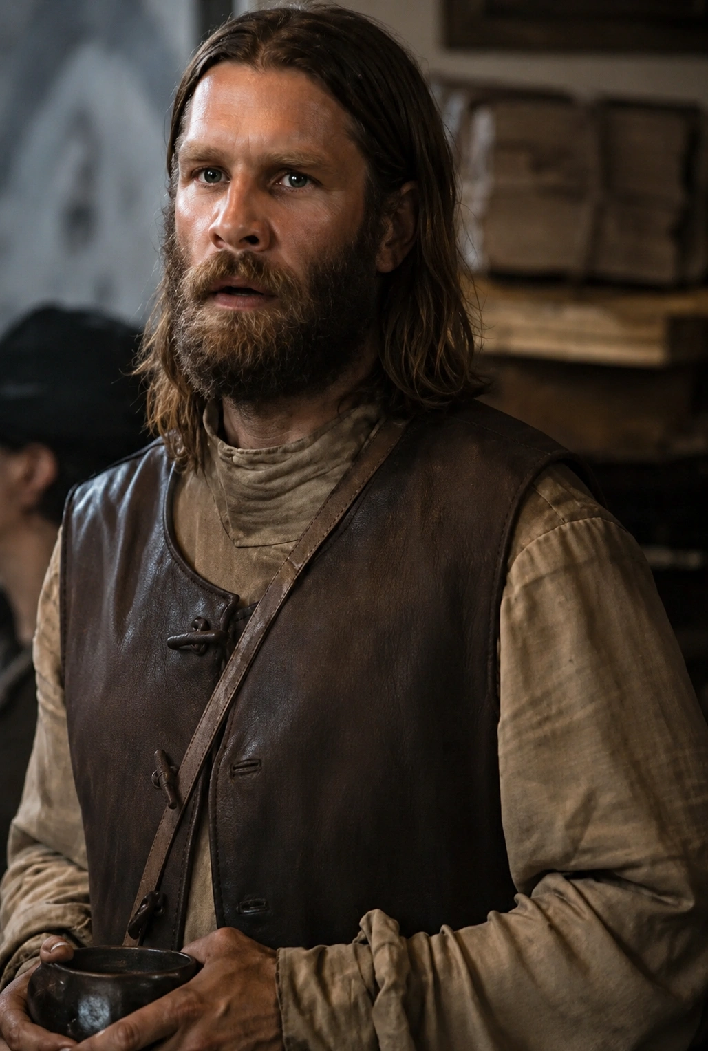 Yellowstone 1883 Josef Brown Leather Vest