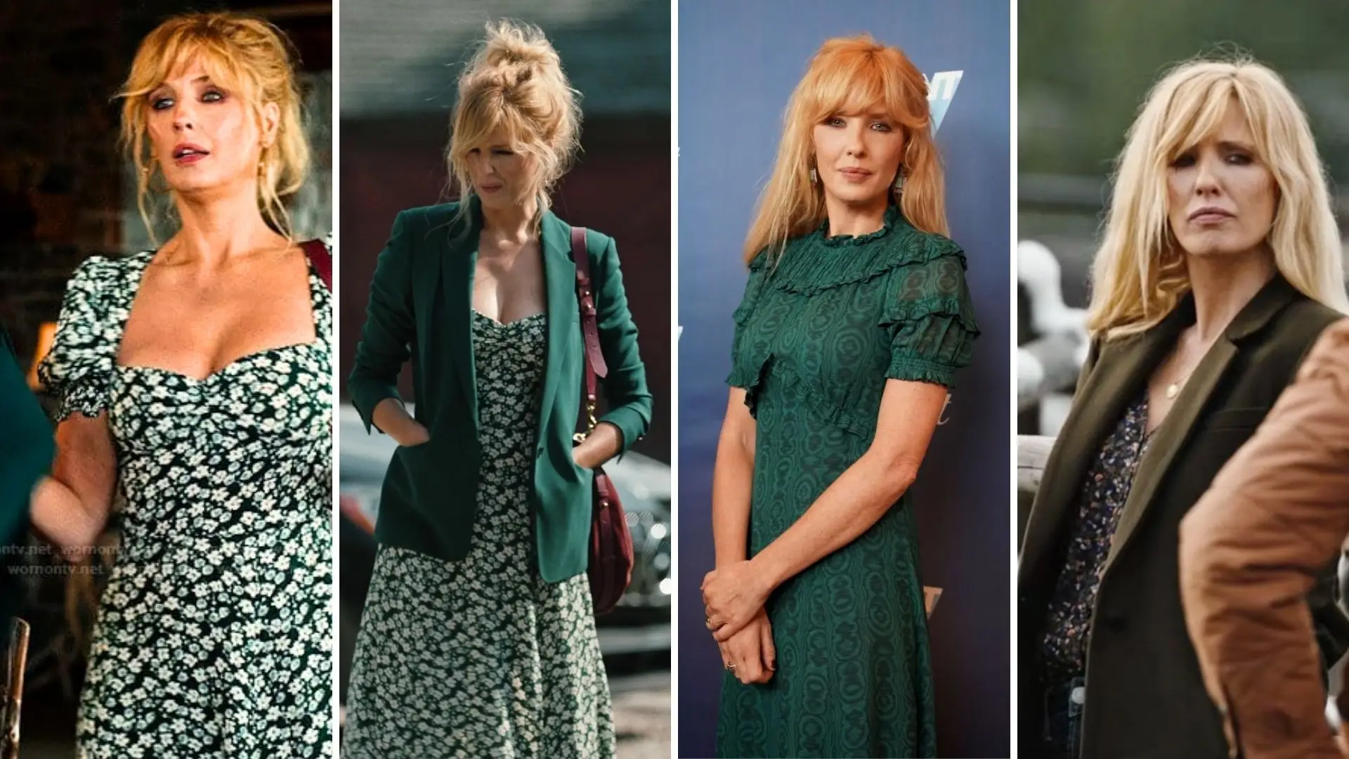 How to Dress Like Yellowstone Beth Dutton Green Dress (1)