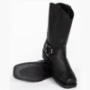 Retro Western Cowboy Boots for Men – Mid Calf, Slip-On Style (2)