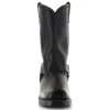 Retro Western Cowboy Boots for Men – Mid Calf, Slip-On Style (3)
