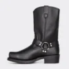 Retro Western Cowboy Boots for Men – Mid Calf, Slip-On Style (6)