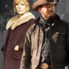 Rip Wheeler Cotton Jacket + Beth Dutton Shearling Wool Coat Coat – Yellowstone Costume (1)