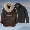 Rip Wheeler Cotton Jacket + Beth Dutton Shearling Wool Coat Coat – Yellowstone Costume