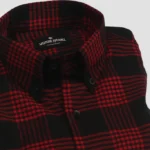 Men's Crimson Ridge Redline Checkered Flannel Shirt