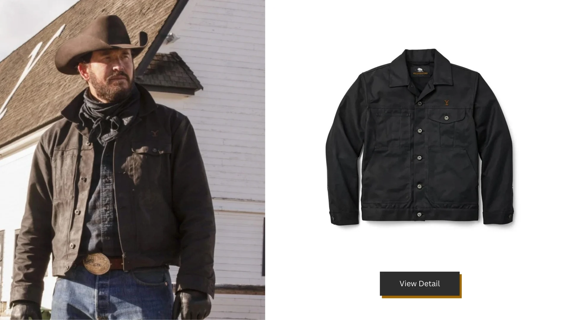 Yellowstone Rip Wheeler Black Jacket The Western Apparel