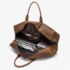 Durable Genuine Leather Weekender (3)