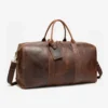 Durable Genuine Leather Weekender (4)