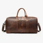 Durable Genuine Leather Weekender