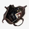 Elegant Vintage Leather Duffle (3)