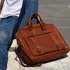 Executive Voyager Leather Briefcase (1)