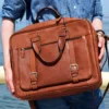 Executive Voyager Leather Briefcase (2)