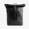 MidnightTopRollTravelerBlackLeatherDaypack_1