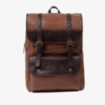 Modern Explorer Two Tone Leather Rucksack