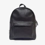 Murphy Black Mini Leather Backpack