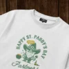 happy st paddy's day The Western Apparel T-Shirt Closeup (1)