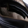 Traveler's Black Leather Crossbody Pouch (2)