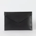 Urban Black Leather Laptop Sleeve 13