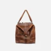Vintage Charm Leather Duffle Bag (1)