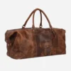Vintage Charm Leather Duffle Bag (4)