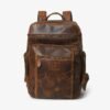 Vintage Chestnut Leather Rucksack (6)