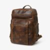 Vintage Chestnut Leather Rucksack (7)