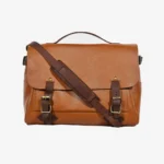 Vintage Scholar Leather Briefcase