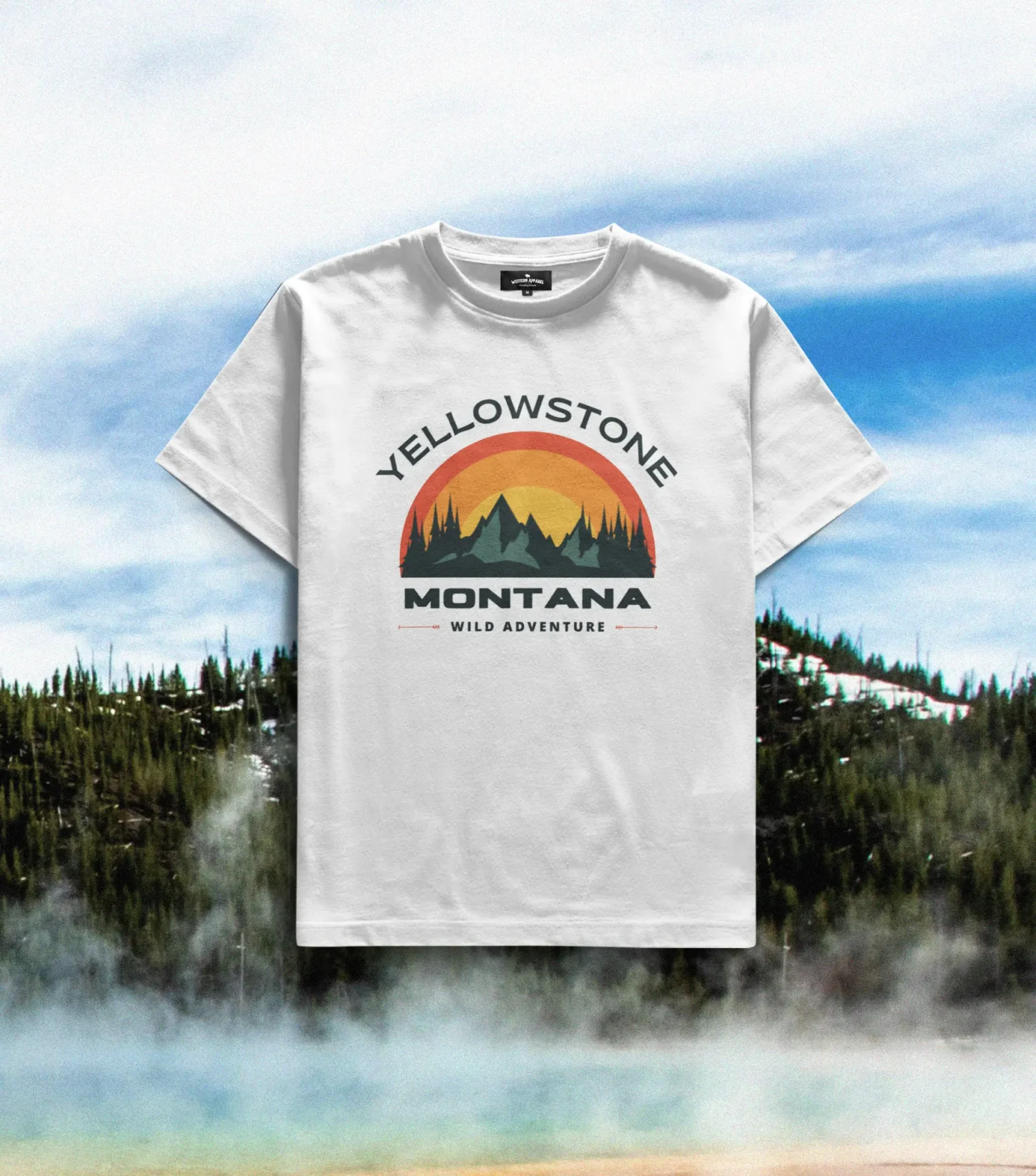 Yellowstone Montana Wild Adventure TheWesternApparel T-Shirt (3)