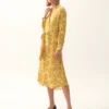 Beth Dutton-Inspired Western Flared Dress with Belt 4