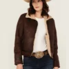 Canyon Trail Shearling Suede Jacket – Rustic Winter Western (2)