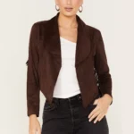 Desert Dancer Suede Fringe Jacket – Western Boho Style for Women