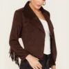 Desert Dancer Suede Fringe Jacket – Western Boho Style for Women (2)