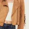 Dust Trail Fringe Moto Jacket – Camel Western Cool (3)