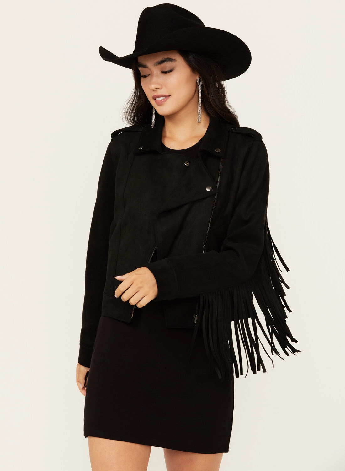 Midnight Rider Moto Jacket – Black Western Biker Edge (2)