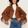 Sierra Mist Suede Jacket – Soft Western Elegance for Women (5)