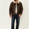 Wrangler Trailblazer Sherpa-Lined Leather Jacket – Vintage Western Warmth (3)
