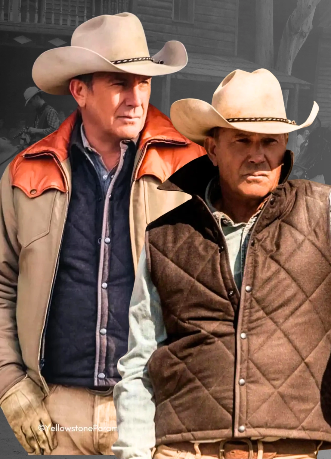 Yellowstone John Dutton Costume Jacket And Vest Pair